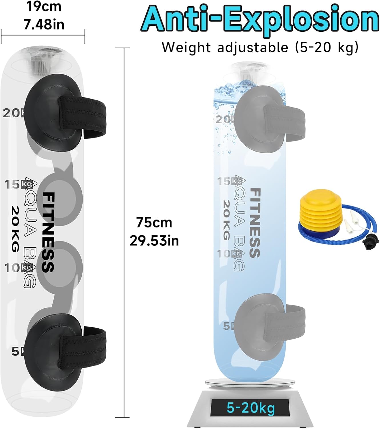 Bolsa de agua para entrenamiento